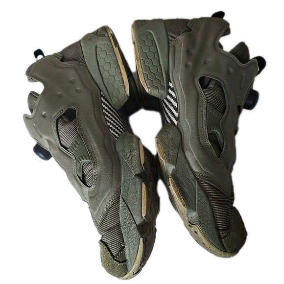 Reebok InstaPump Fury MTP Hunter Green BD1501 Shoes Men's Size 10.5 Sneakers - Picture 7 of 13